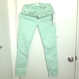 Hudson skinny Jean Mint color size 26,new with tag